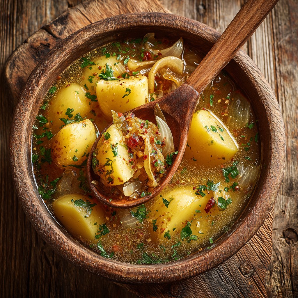 Onion Boil with Potatoes