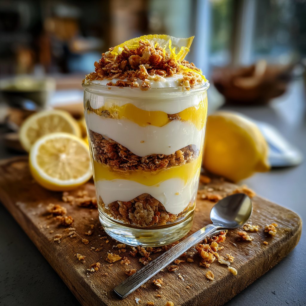 Lemon-Studded Yogurt Parfait