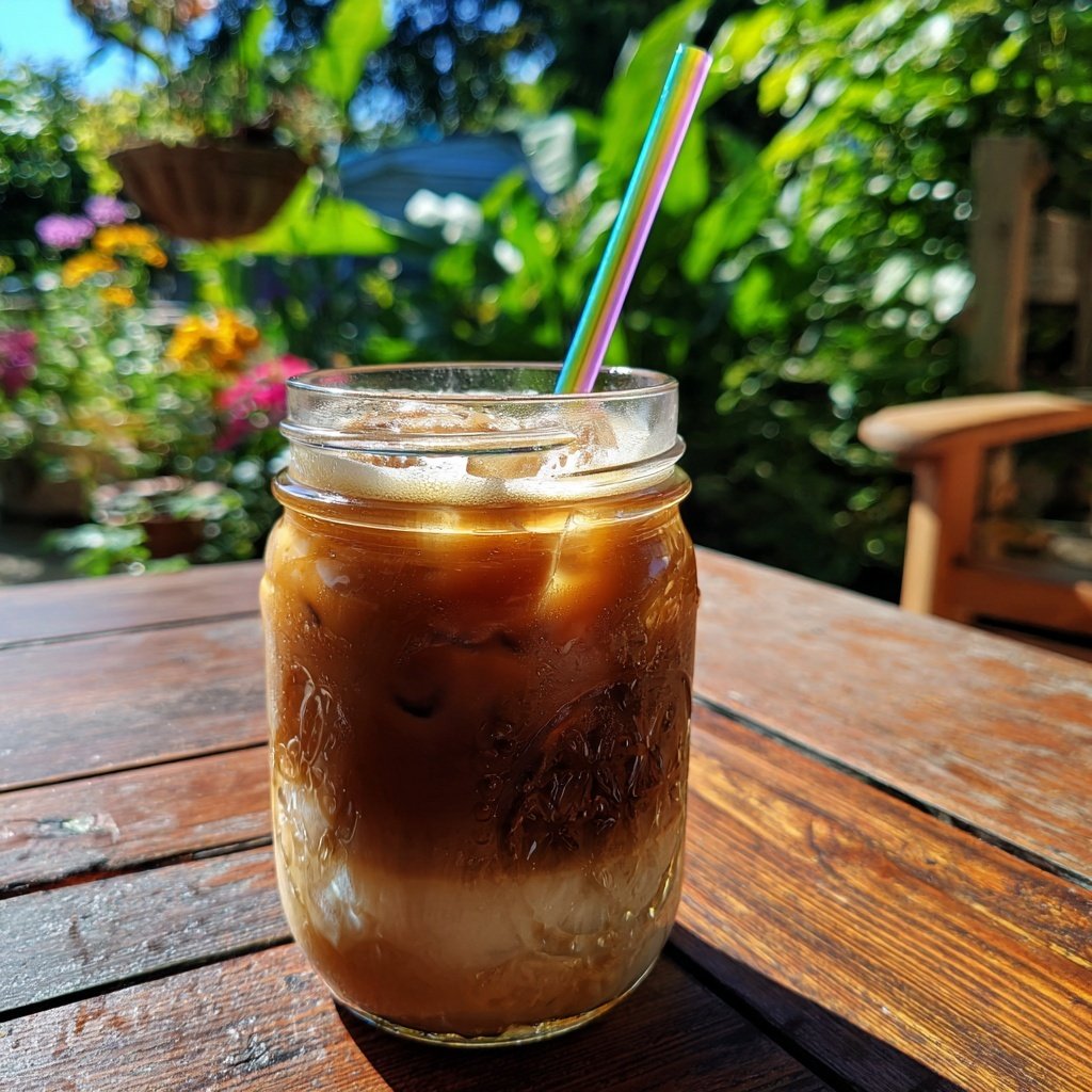 Jasmine Coconut Milk Iced Coffee