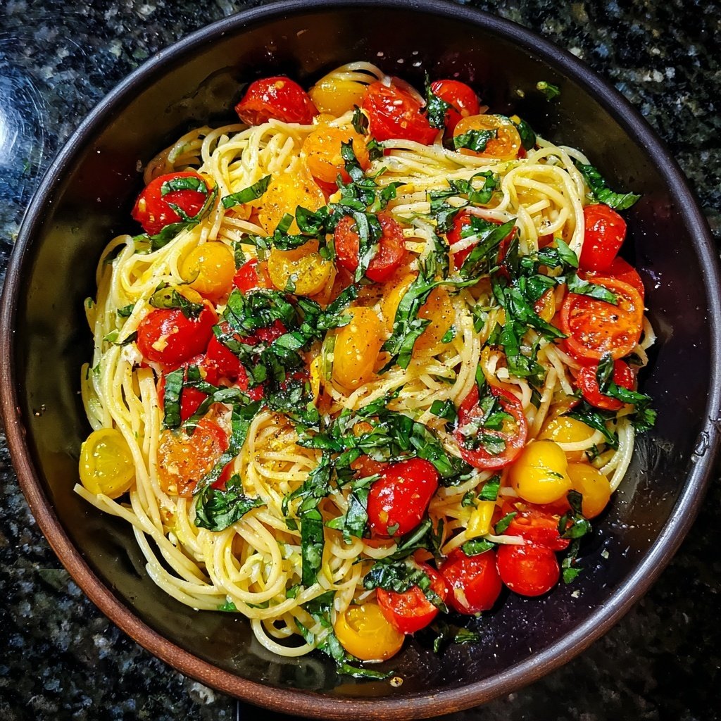 Easy Tomato Basil Pasta