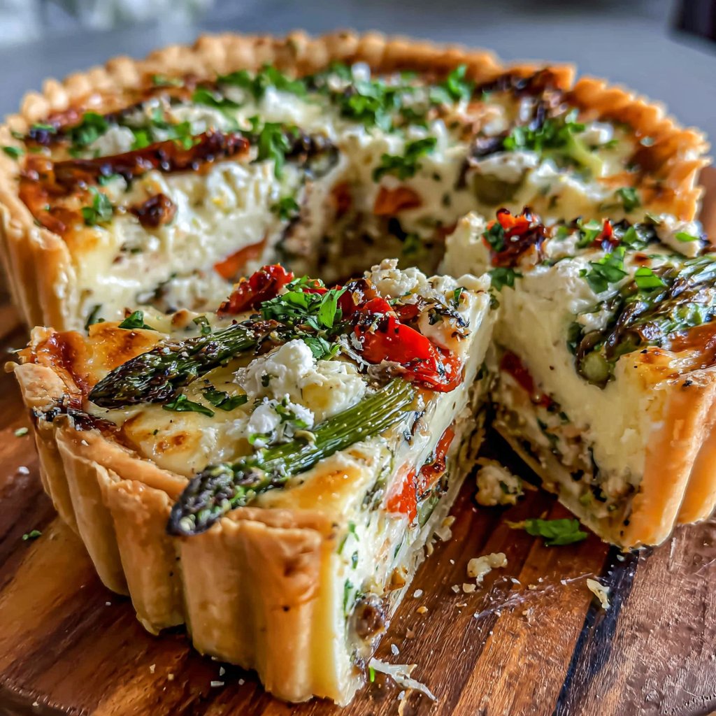 Garden Vegetable Spring Tart