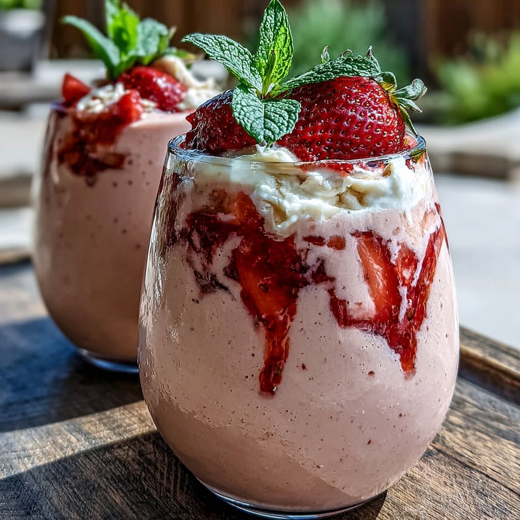 Strawberry Banana Smoothie